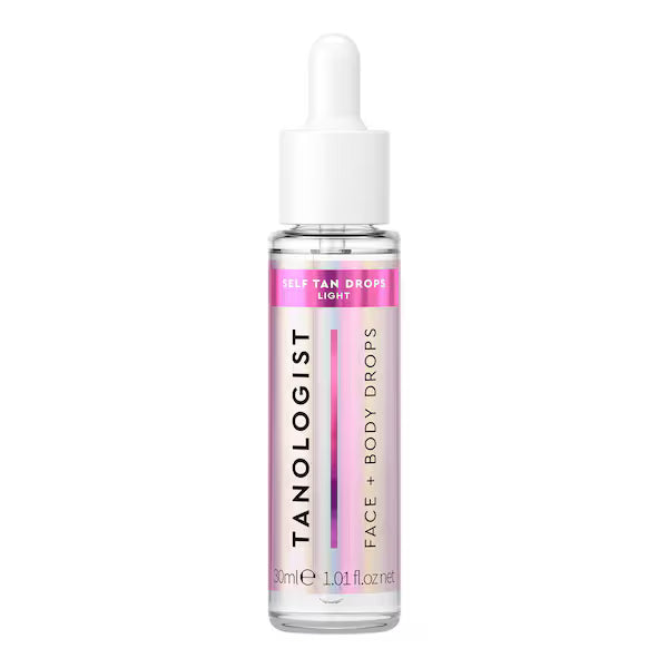 Tanologist Face Body Self Tan Drops Light 30ml (British brand)