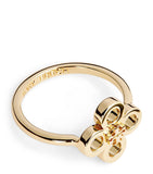 Tory Burch Kira Clover ring 18kt gold, imported from the UK