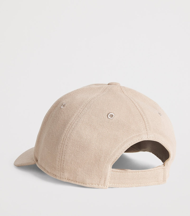 Emporio Armani kids cotton baseball cap with embroidered logo - British product