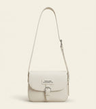 Alexander McQueen leather sling bag with asymmetric design, UK version