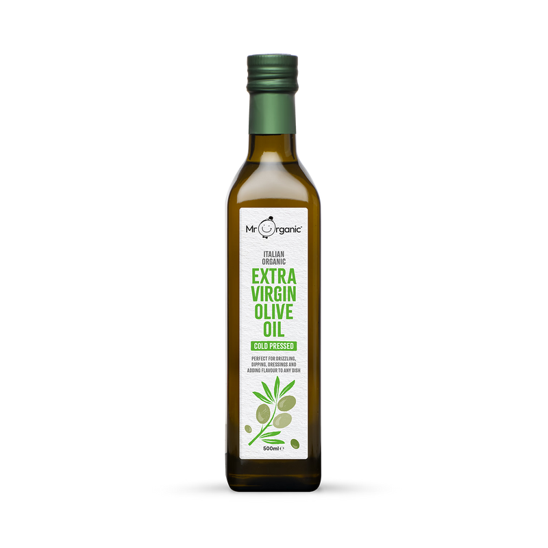 Mr Organic Extra Virgin Olive Oil 500ml, imported from the UK
