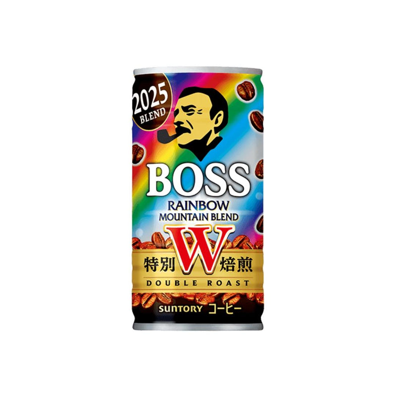 Suntory BOSS Rainbow Mountain Blend Double Roast canned coffee, UK version
