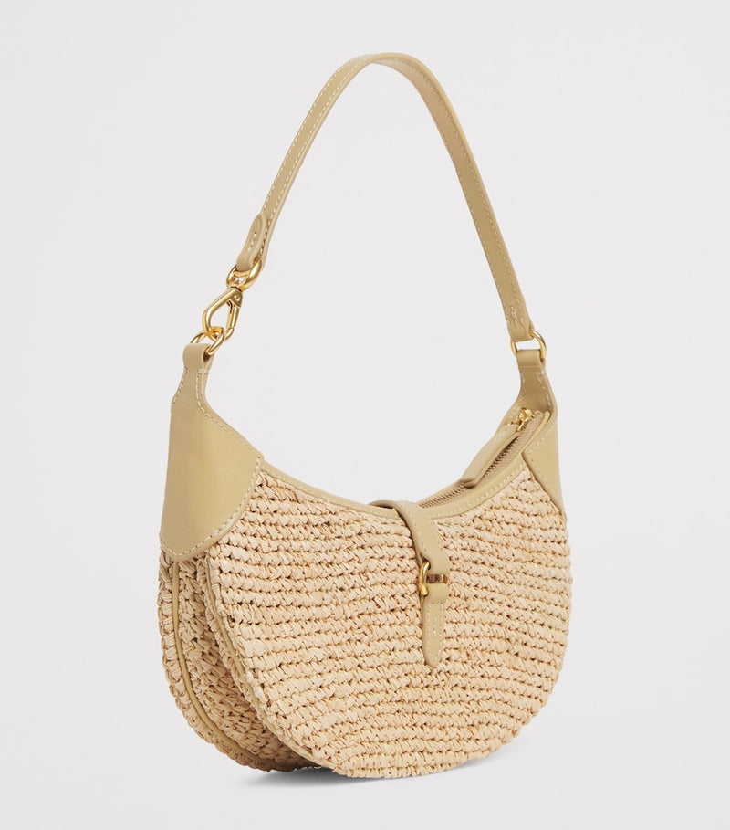Polo Ralph Lauren Mini Raffia Polo ID shoulder bag, UK version