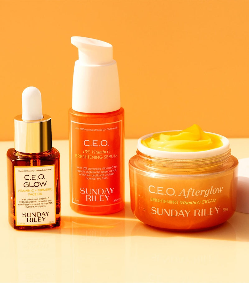 Sunday Riley C.E.O. Glow vitamin C turmeric face oil 35ml, imported from the UK