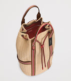 Dolce&Gabbana raffia leather backpack - British product