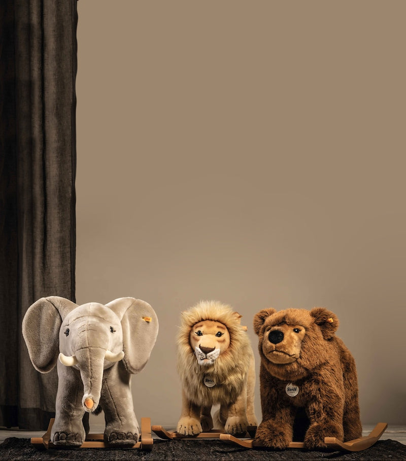 Steiff Trampili riding elephant 70cm, imported from the UK