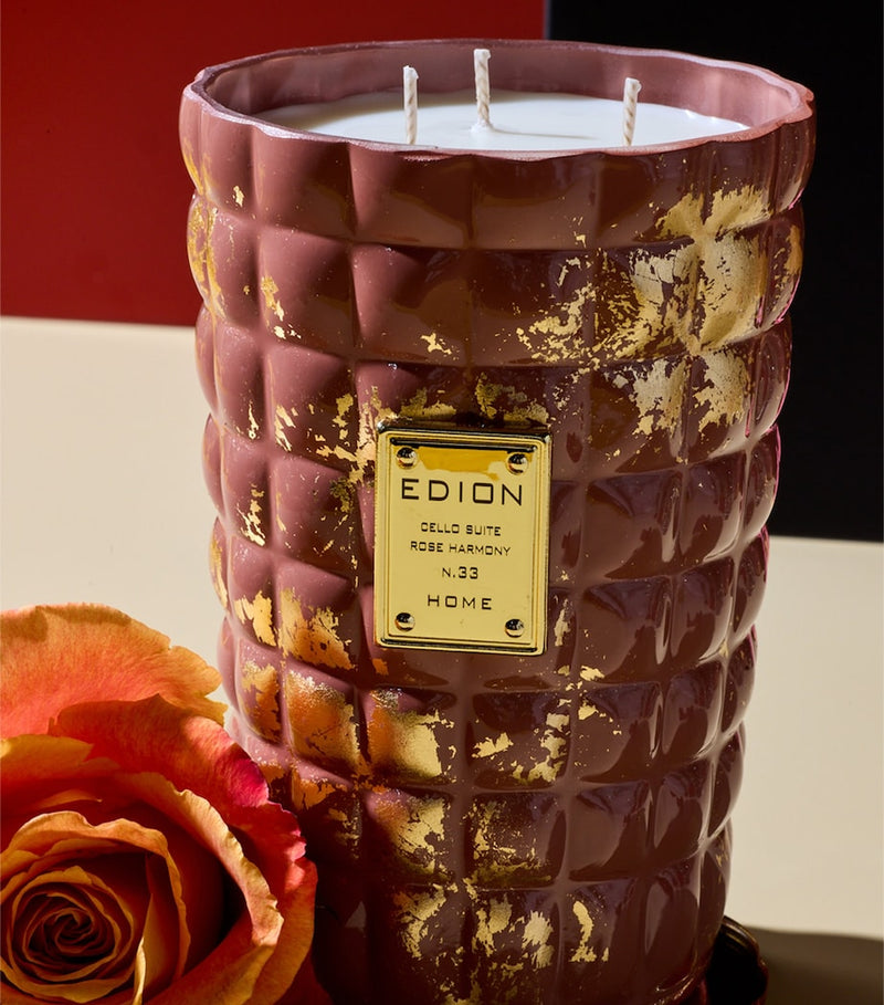 EDION Rose Harmony candle 500g - British product