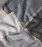 Brunello Cucinelli colour-block cashmere-silk scarf 75cm x 180cm (British brand)