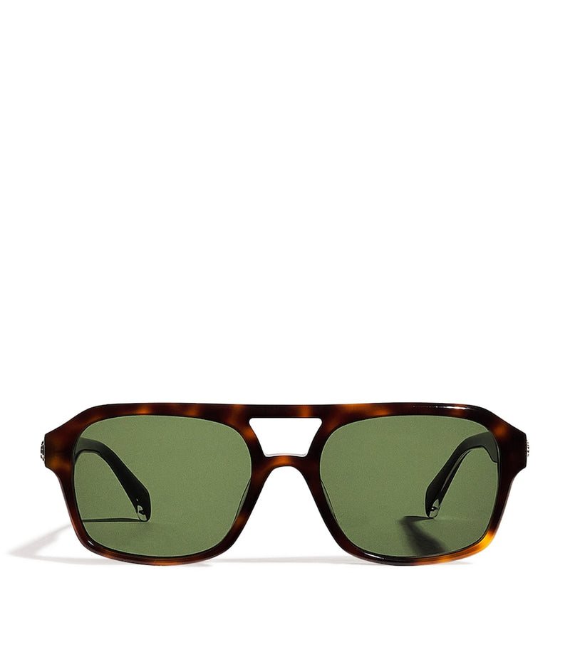 Maje acetate square aviator sunglasses, UK version