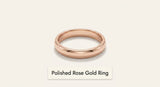 Cartier rose gold diamond wedding ring, imported from the UK