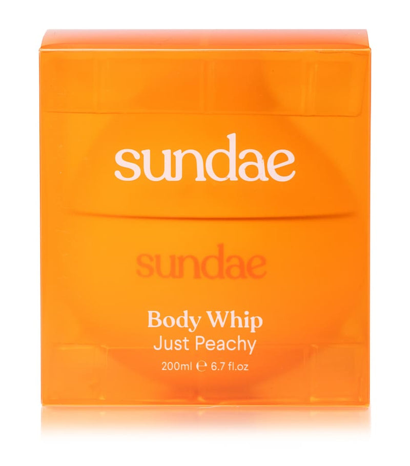 Sundae Body peach whipped moisturiser 220ml, UK version