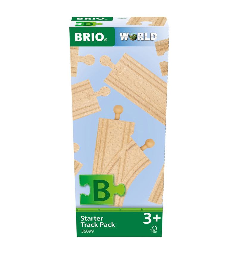 BRIO Strarter Track Pack wooden train tracks - British product