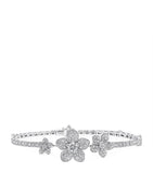 Graff white gold diamond Wild Flower bracelet, UK version