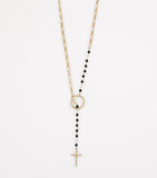 Dolce&Gabbana beaded rosary necklace gold-tone, UK version