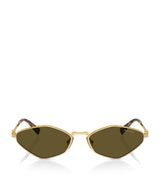 Harrods Miu Miu Metal Oval Sunglasses- Buy online at McGrocer