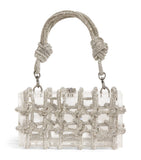 Cult Gaia rhinestone Bess shoulder bag acrylic, UK version