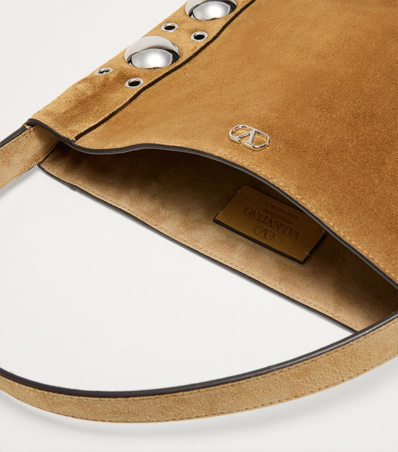 Valentino Garavani suede cross-body bag with fringe - British product