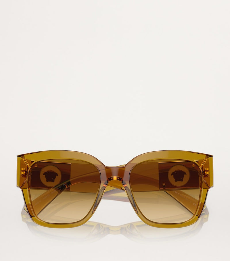 Versace Medusa acetate sunglasses honey-coloured lenses (British brand)