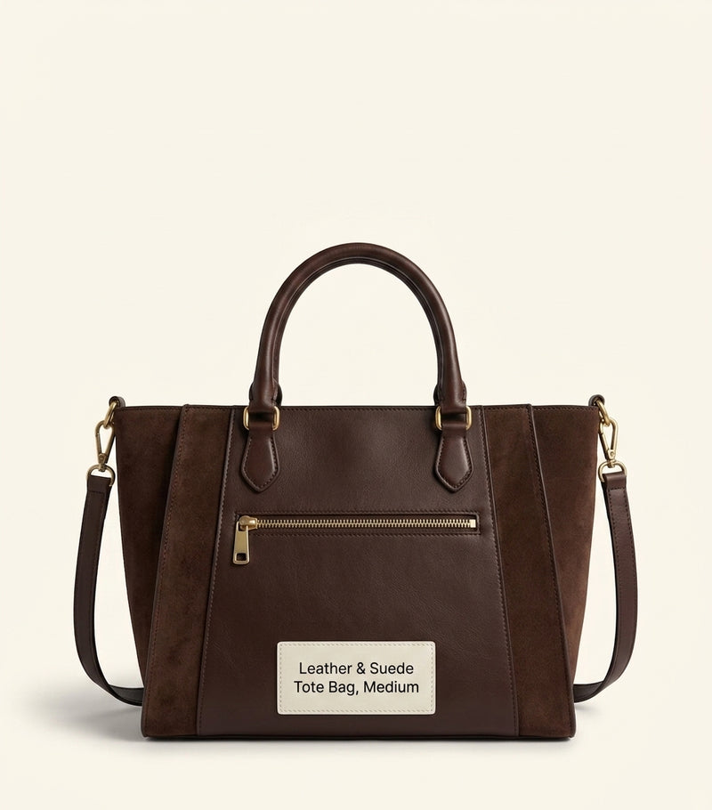 Balenciaga Medium Suede Le City top-handle bag, imported from the UK