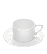 Harrods Porcelain Coffee Cup and Saucer with Floral Design, 150ml Capacity- Buy online at McGrocer