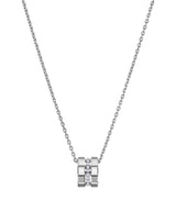 Harrods Chopard White Gold and Diamond Ice Cube Necklace- Buy online at McGrocer