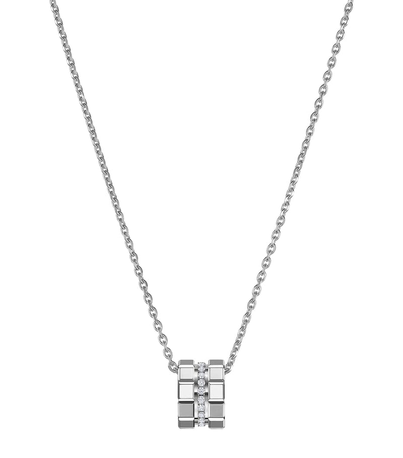 Chopard Ice Cube necklace white gold diamond (British brand)