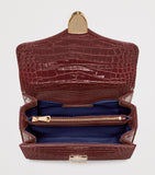 Aspinal of London Midi Mayfair top-handle bag, imported from the UK