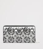 Dolce&Gabbana grained calfskin Majolica zip-around wallet - British product