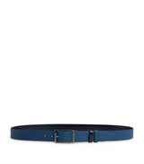 Harrods Dunhill Leather Reversible Rounded Roller Buckle Belt- Buy online at McGrocer