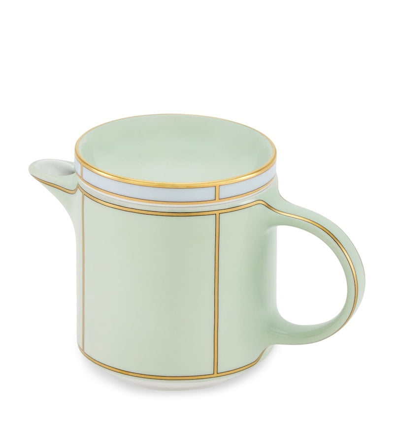 GINORI 1735 porcelain Colonna Diva Verde coffee pot 500ml, UK version