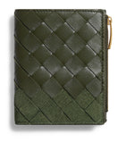 Bottega Veneta small leather-suede bifold wallet (British brand)