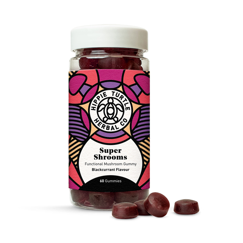 Hippie Turtle mushroom complex gummies 60 count - British product
