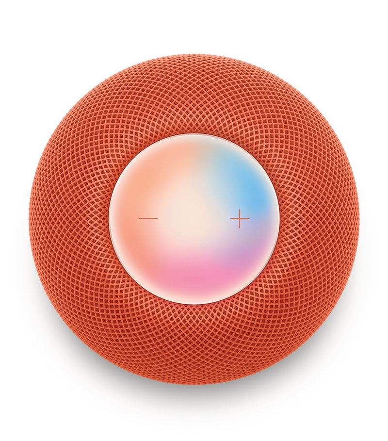 Apple mini smart speaker in orange - British product