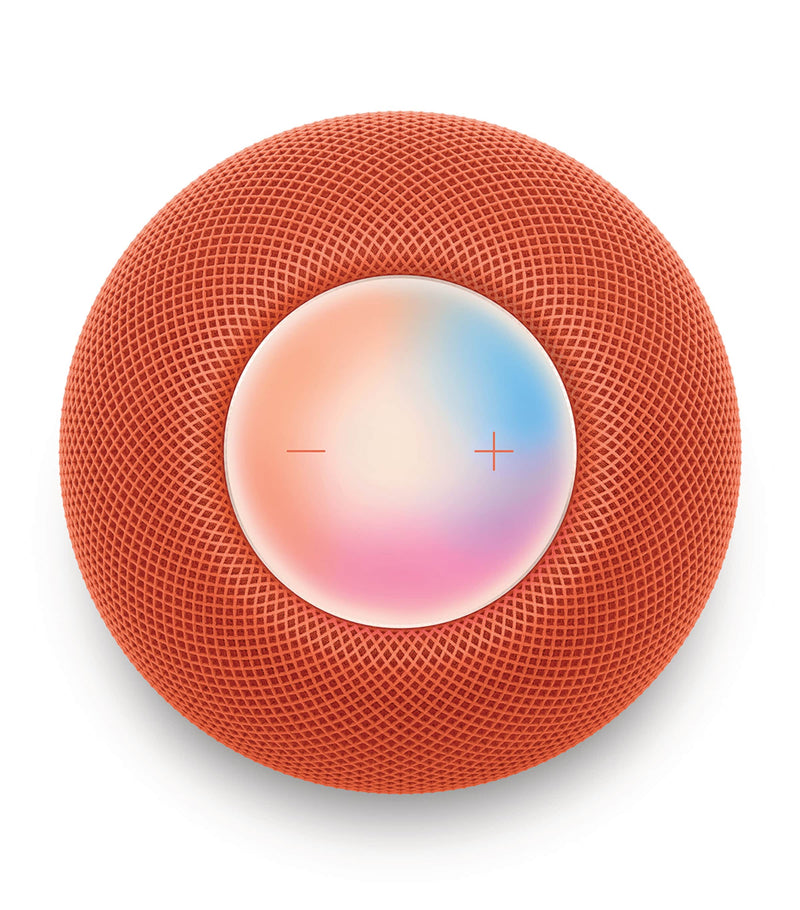 Apple mini smart speaker in orange - British product