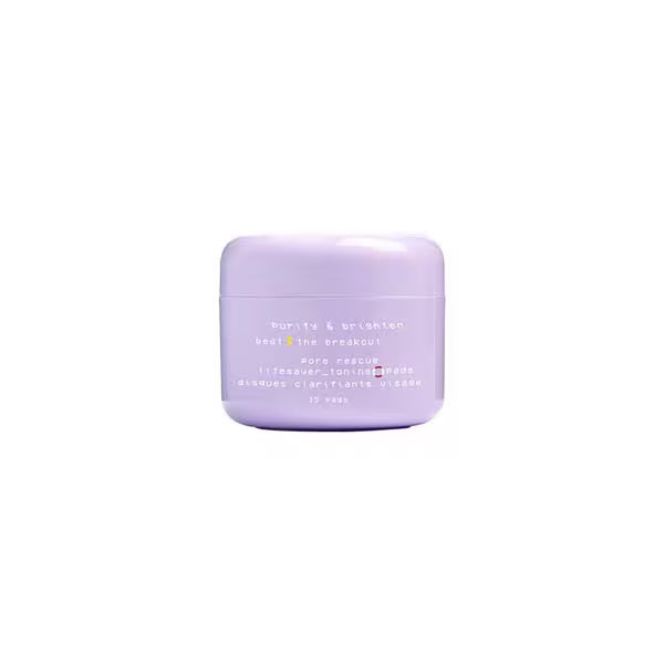 Glow Hub purify brighten pore rescue toning pads (British brand)