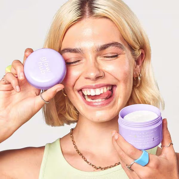 Glow Hub purify brighten pore rescue toning pads (British brand)