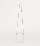 Jimmy Choo mini leather cinch bucket bag, UK version