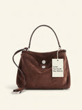 Balenciaga Rodeo mini suede top-handle bag, UK version