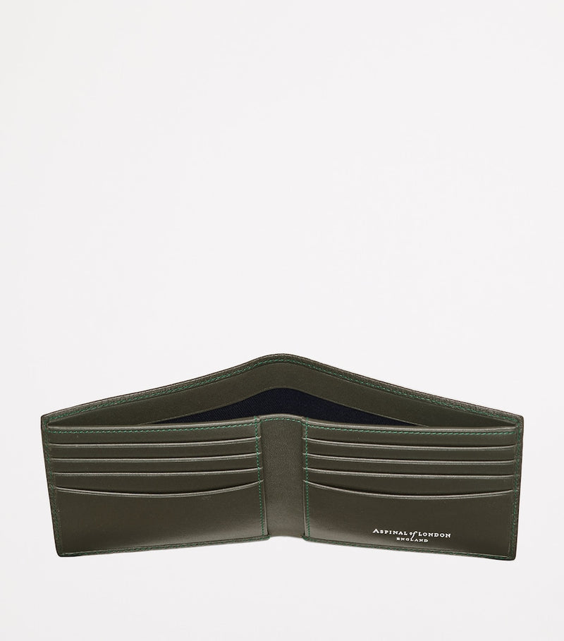 Aspinal of London leather bifold wallet 8.6x10.7cm - British product