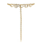 Chloé Script gold-tone brass belt - British product