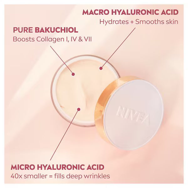 NIVEA Cellular Anti-Age Day Cream Bakuchiol 50ml, imported from the UK