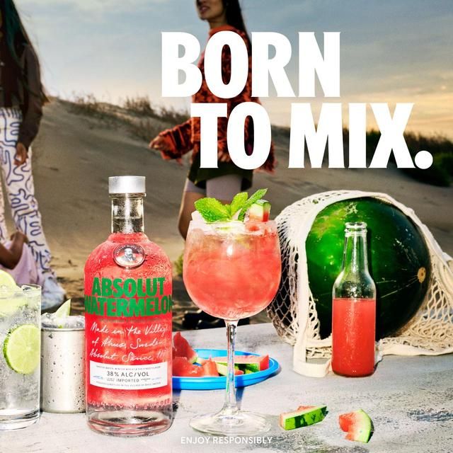 Absolut Watermelon Flavoured Swedish Vodka   70cl - McGrocer