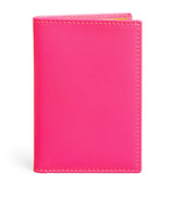 Harrods Comme des Garçons Wallet Super Fluo Leather Cardholder- Buy online at McGrocer