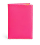 Comme des Garçons Wallet Super Fluo leather cardholder 7x11cm (British brand)