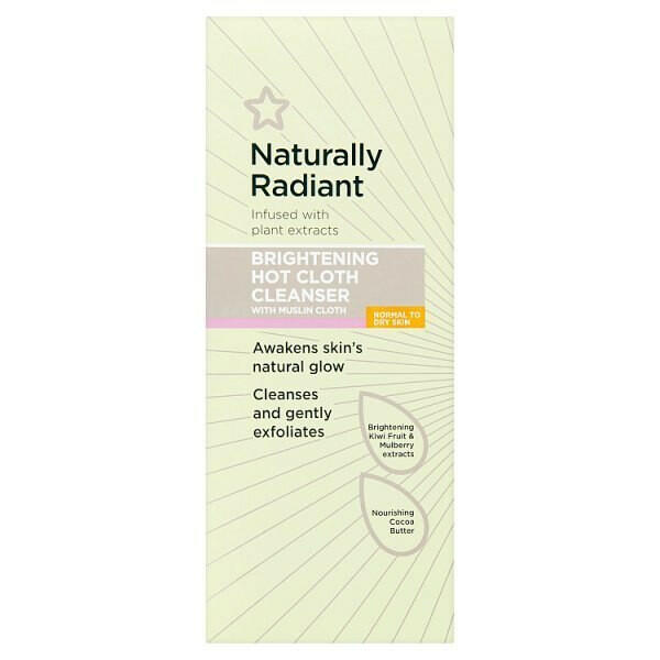 Superdrug Naturally Radiant Hot Cloth Face Cleanser 150ml GOODS Superdrug