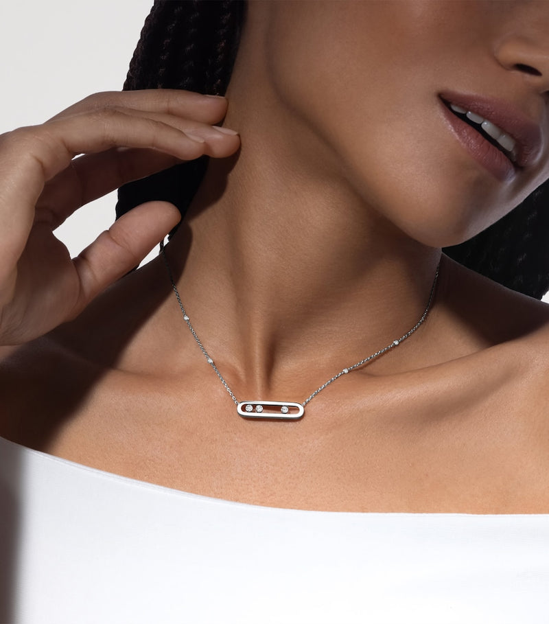 Messika Move Classique diamond necklace 0.30ct, UK version