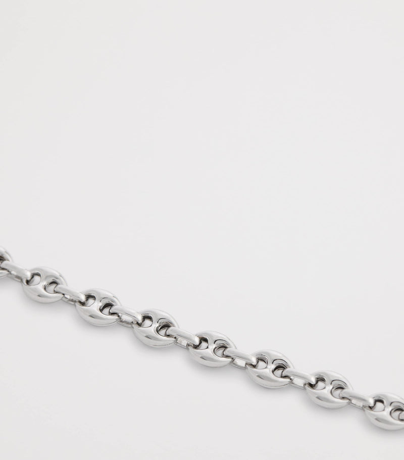 Tateossian Sterling Silver Marine Link Chain Bracelet (British brand)