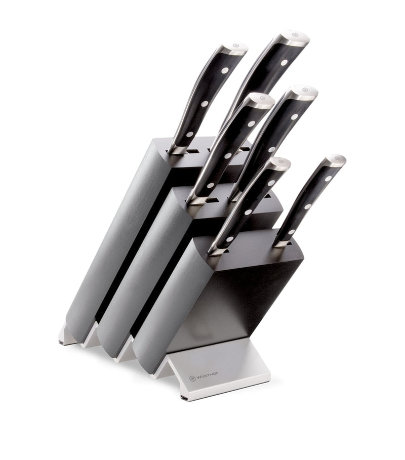 Wusthof Classic Ikon knife and block set (British brand)