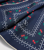 Valentino Garavani Cherryfic print silk scarf 70x70cm, UK version