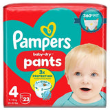 Superdrug Pampers Baby-Dry Nappy Pants Size 4 Carry Pack x23 Nappies- Buy online at McGrocer